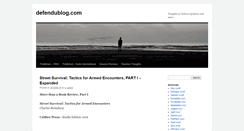 Desktop Screenshot of defendublog.com